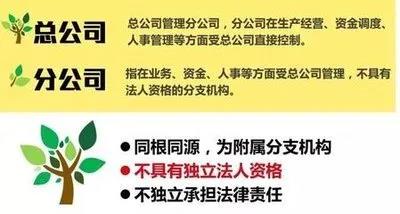注冊子公司好還是分公司好，子公司和分公司有什么區(qū)別？